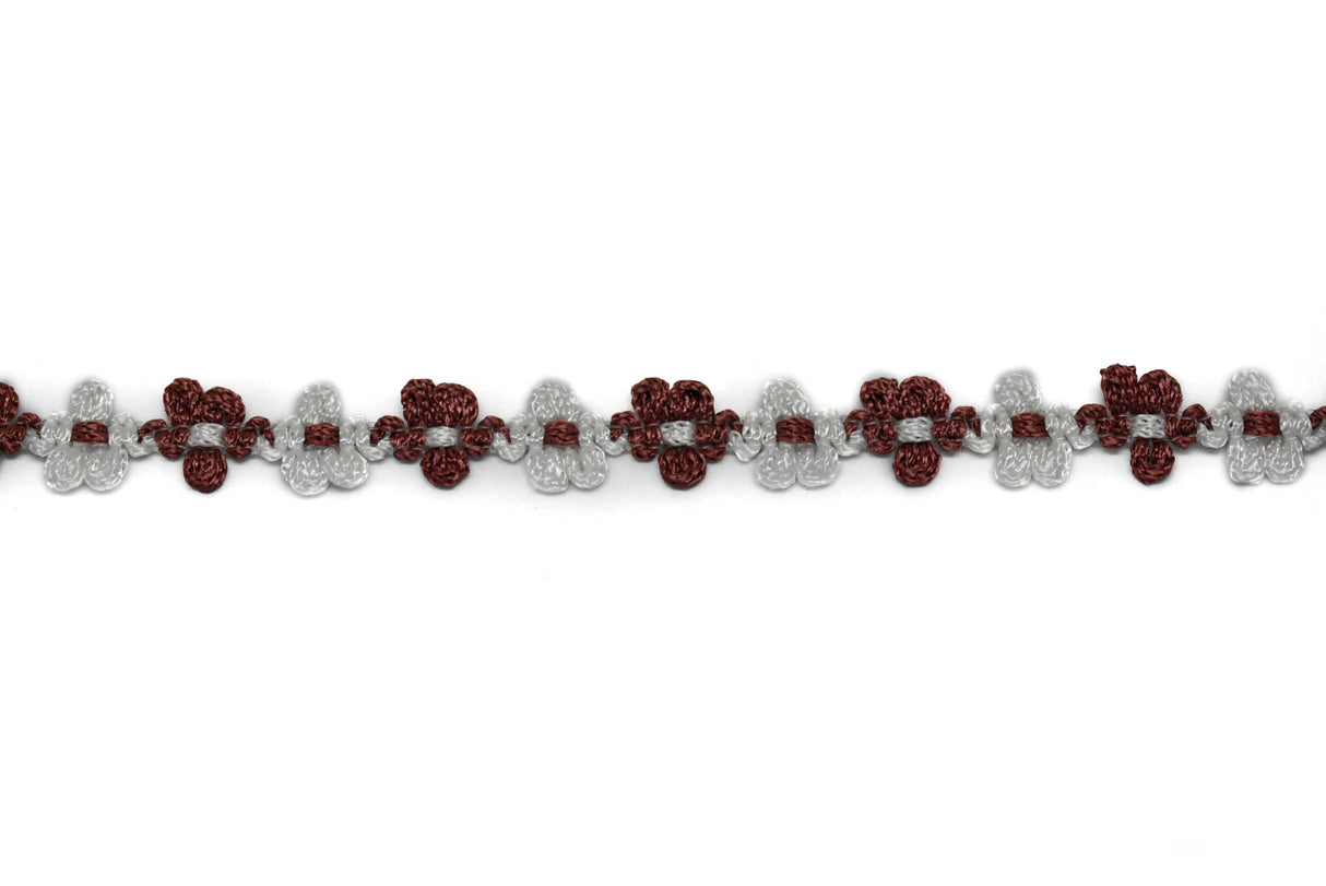 Floral Braided Gimp Trim 5/8" Two-Tone