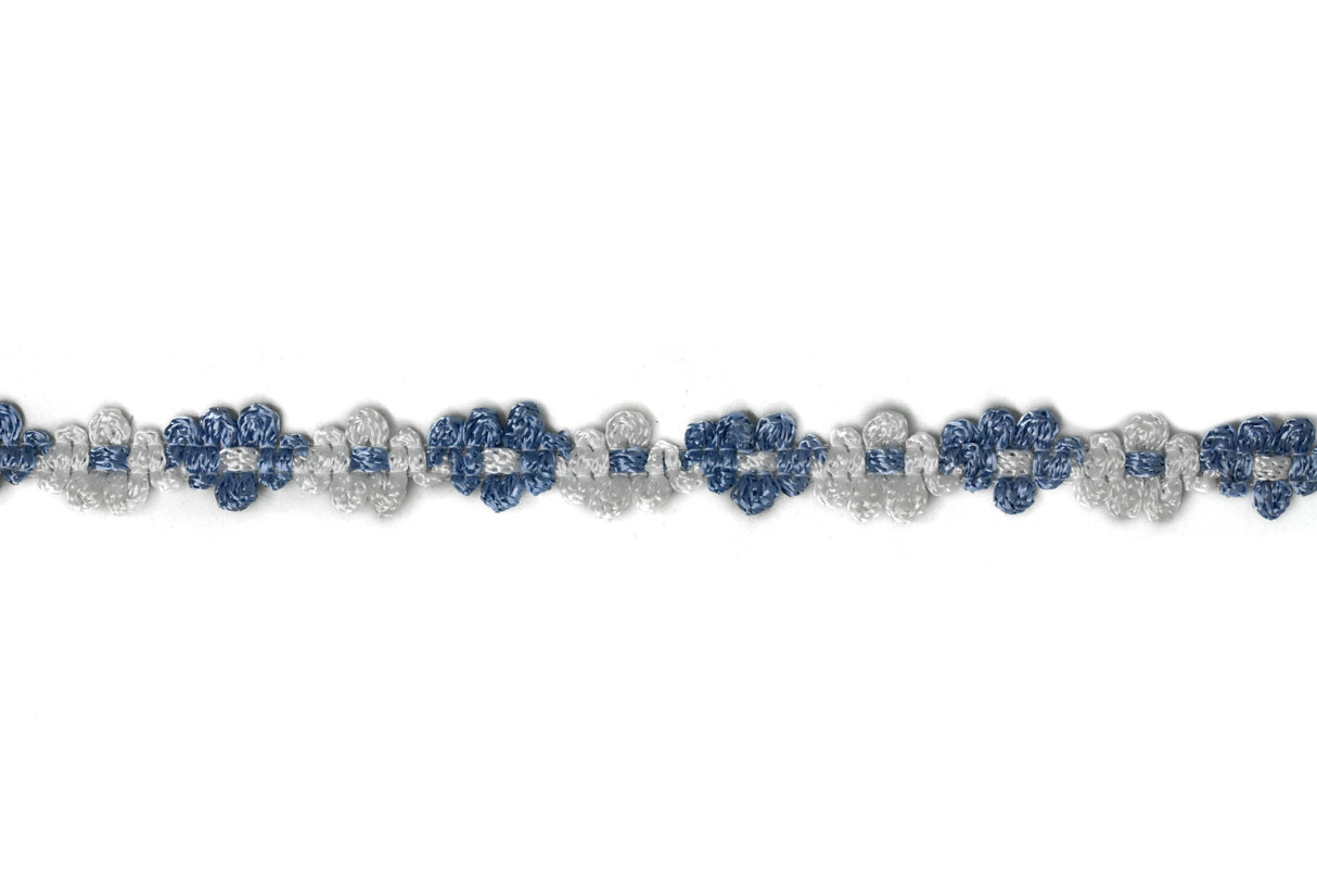 Floral Braided Gimp Trim 5/8" Two-Tone