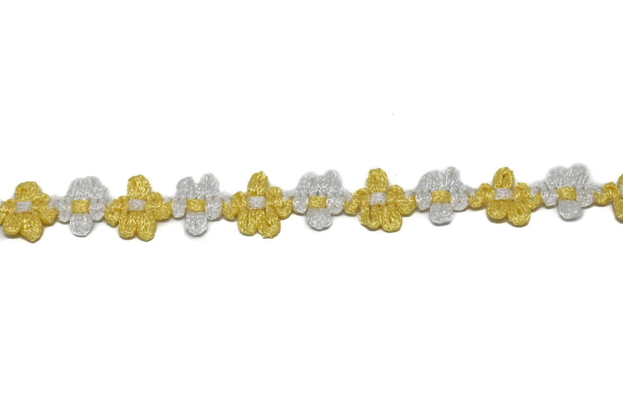 Floral Braided Gimp Trim 5/8" Two-Tone
