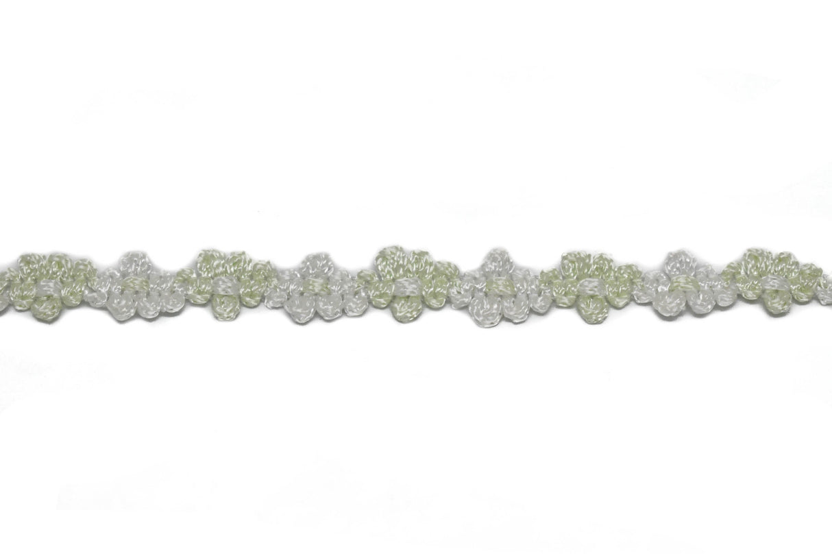Floral Braided Gimp Trim 5/8" Two-Tone