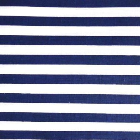 Poly Cotton Stripe Print Fabric 1 Inch