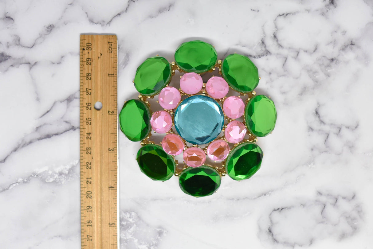 Floral Buckle with Daisy Chained Charms