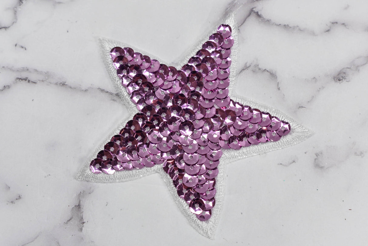 Sequins Star Iron-On Applique Patch