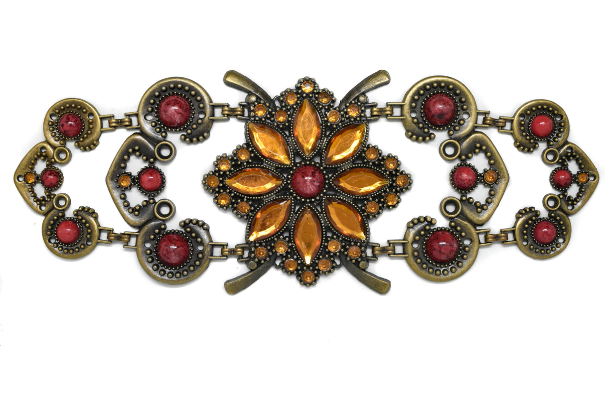 Vintage Flower Buckle Connector 9.90 x 3.75