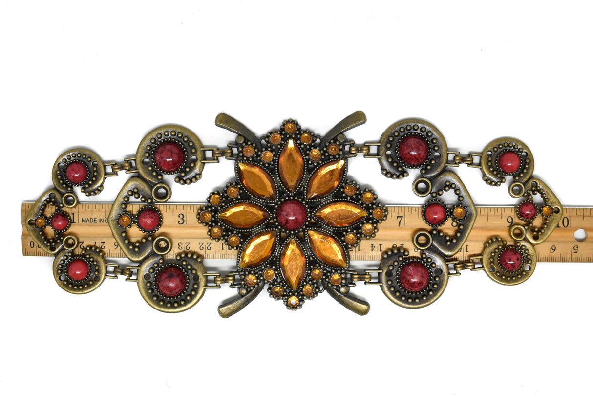 Vintage Flower Buckle Connector 9.90 x 3.75