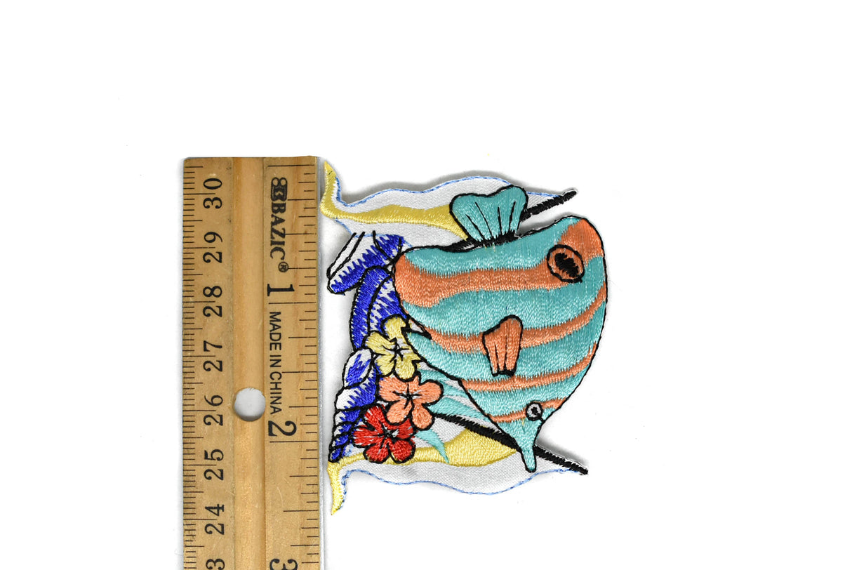 Embroidered Fish Patch Colorful 2.50 x 1.87