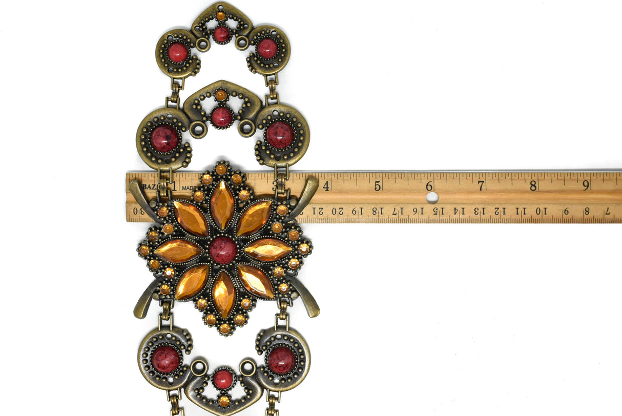 Vintage Flower Buckle Connector 9.90 x 3.75