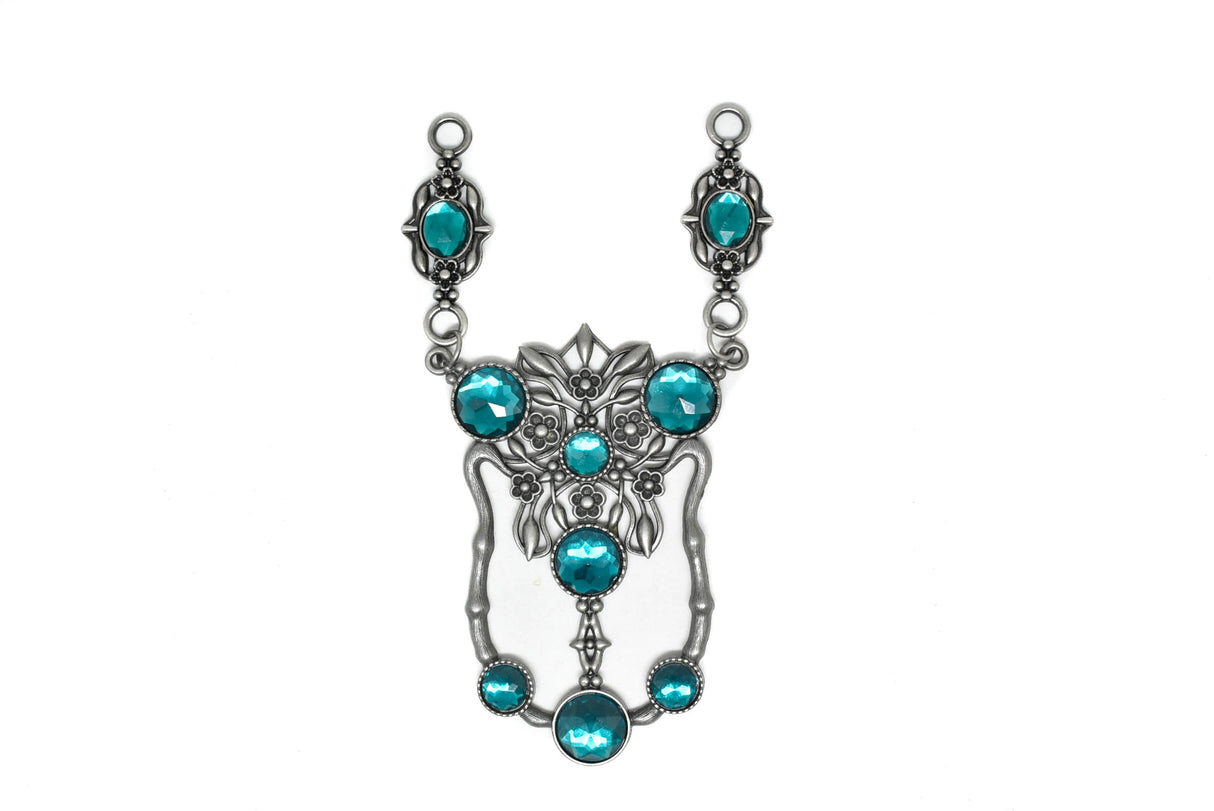 Decorative V-Shaped Necklace Pendant
