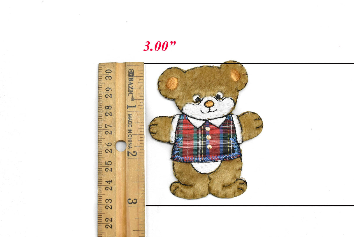Furry Animal Iron-On Applique Patches