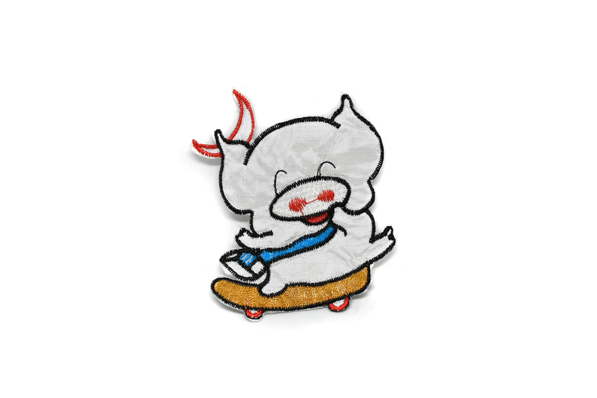 Iron-On Patch Skating Piggy 2.5 x 3