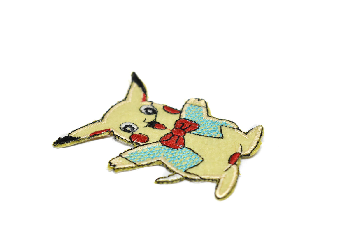 Iron-On Patch Pikachu Pokemon 3 x 2.25