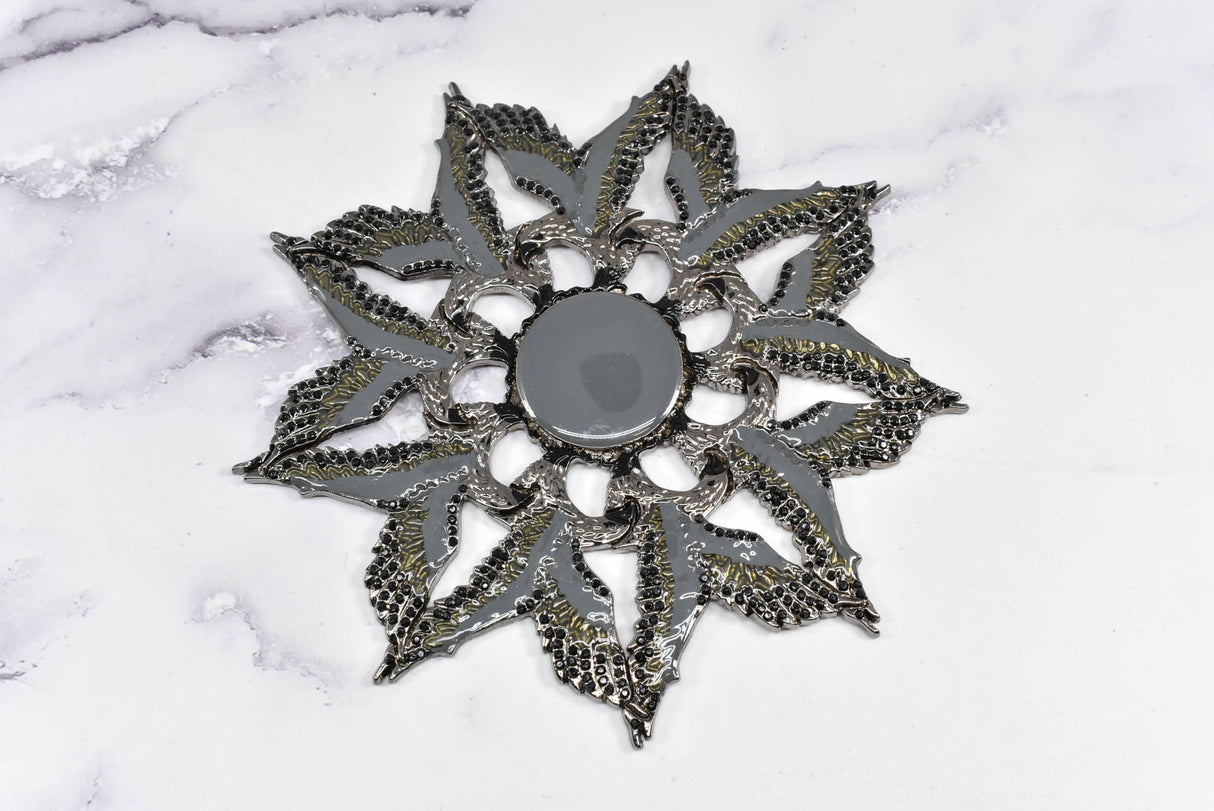 Metal Eagle Star Applique 5"