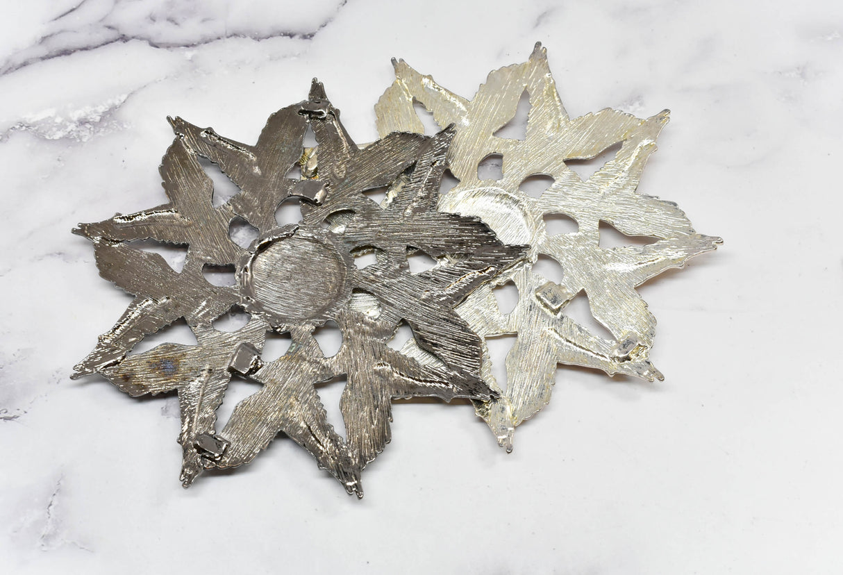 Metal Eagle Star Applique 5"