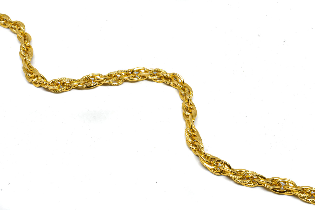 Gold Multi-Layer Aluminum Chain 0.2"