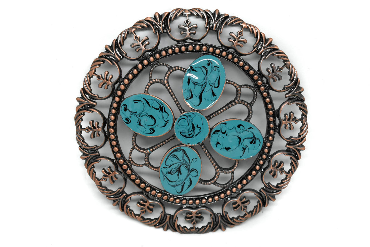 Vintage Round Buckle 4.40"
