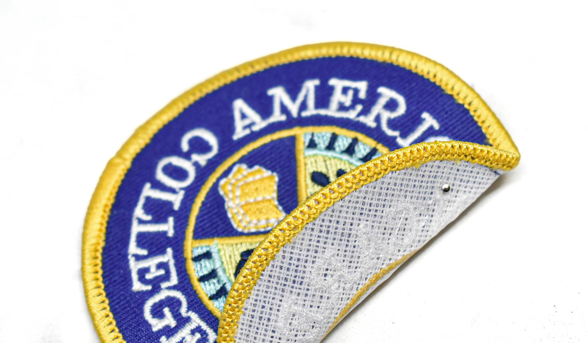 Iron-On College Patch Applique 3"