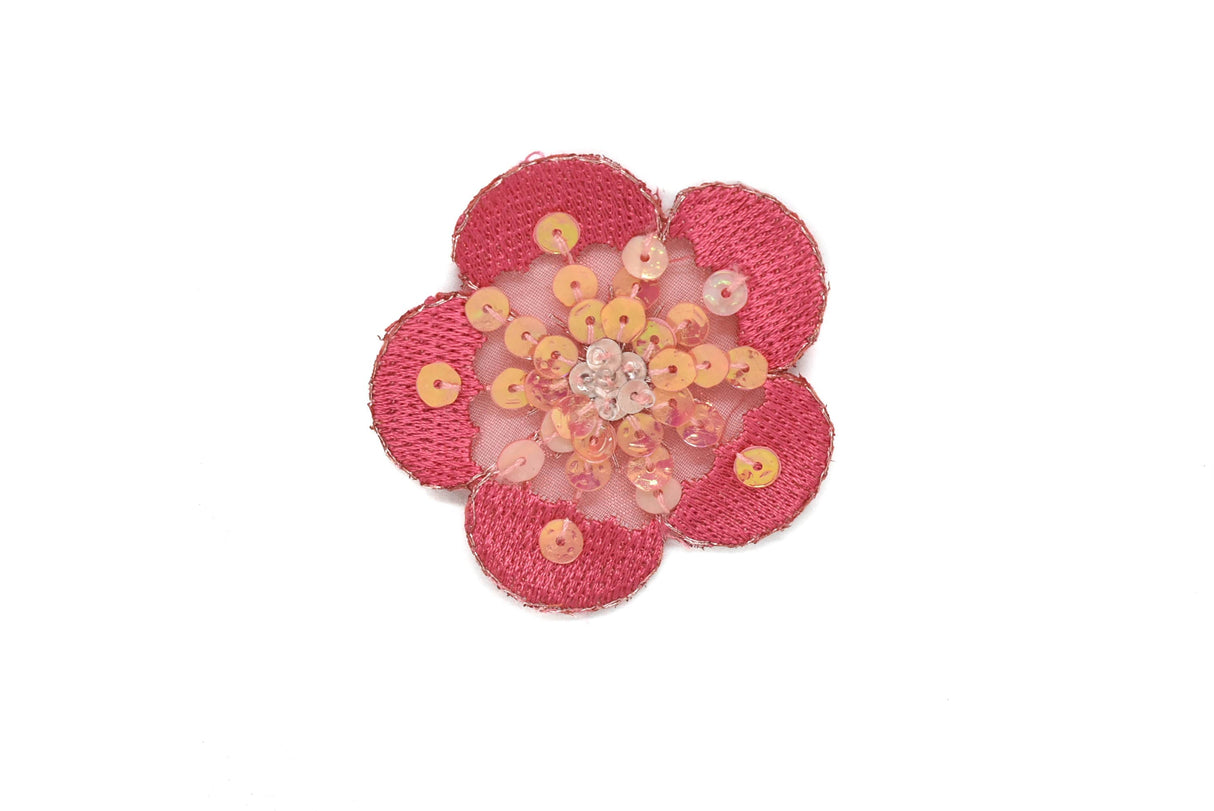Sequins Flower Piece 2.38"