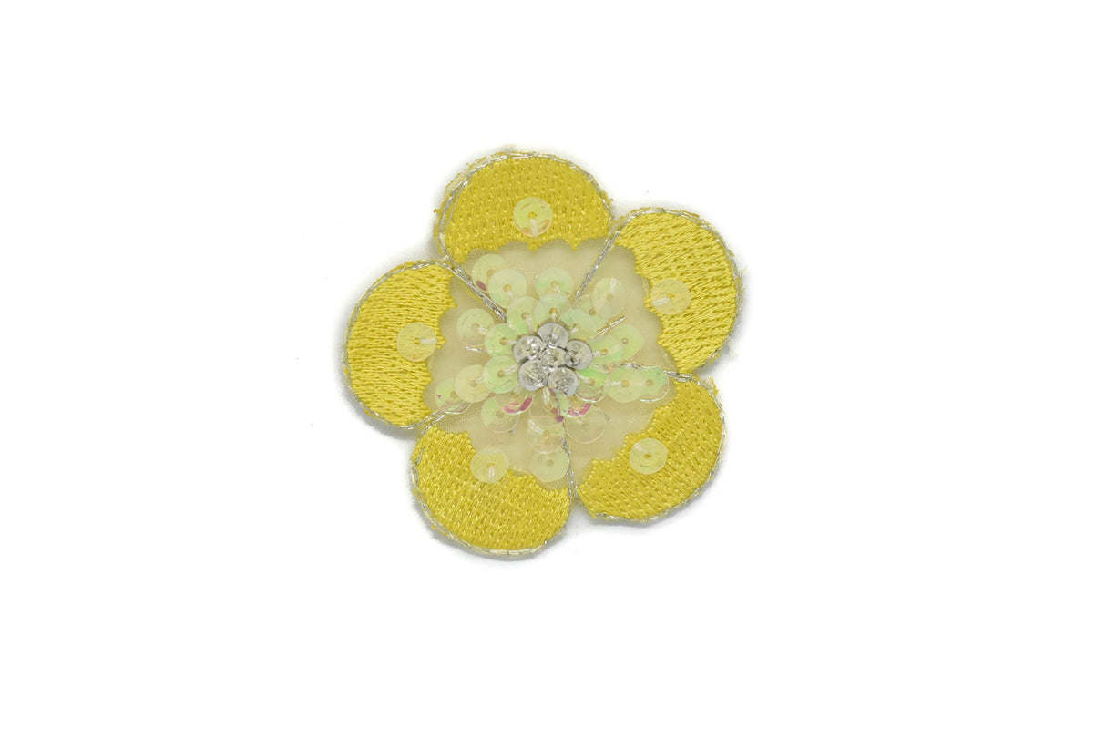 Sequins Flower Piece 2.38"