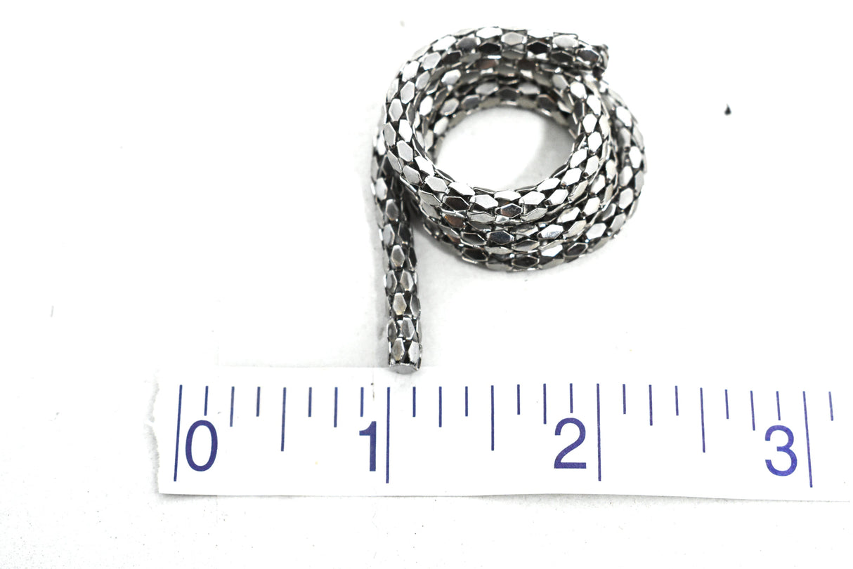 Polygon Metal Chain 2.5mm Silver