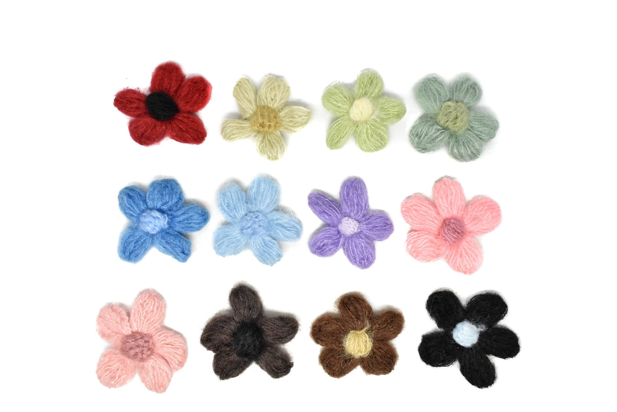 Cotton Flower Applique 2.75"