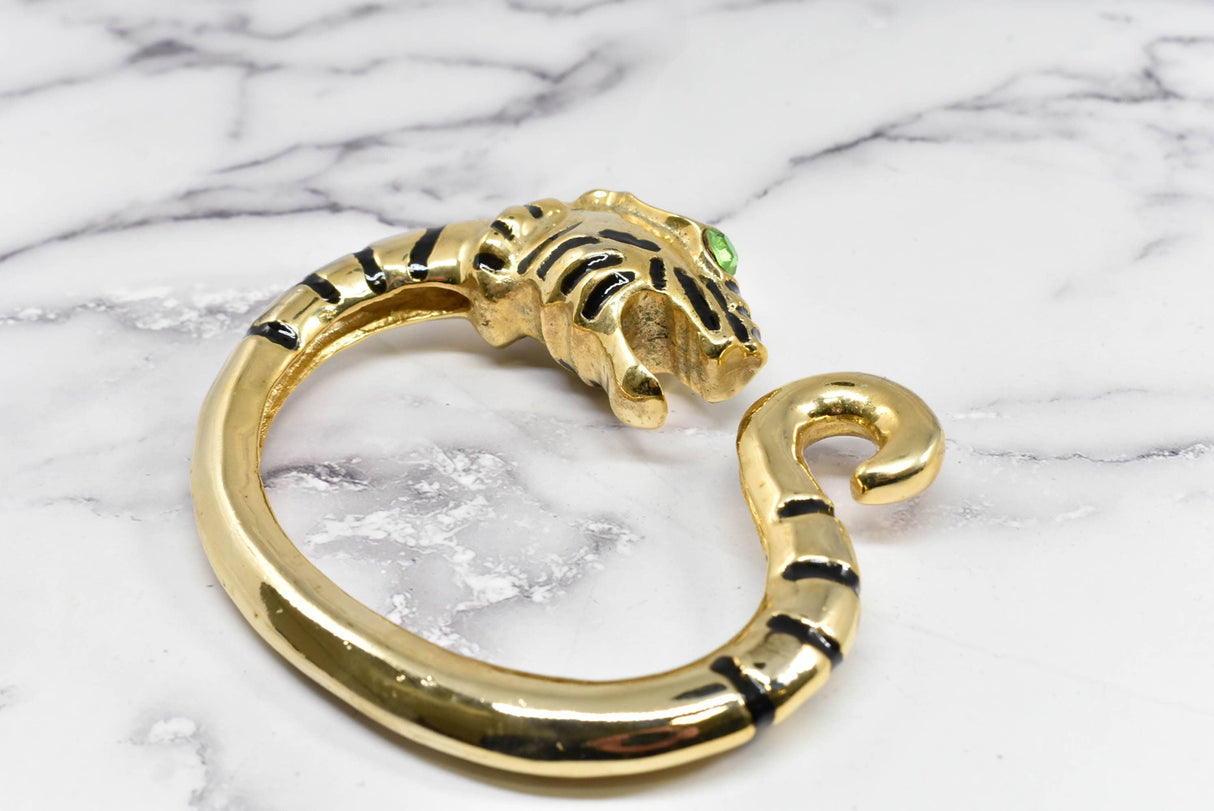 Gold Lion Buckle Decorative Metal