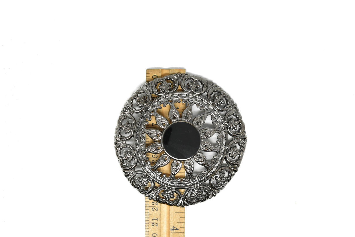 Vintage Flower Buckle 3.38"