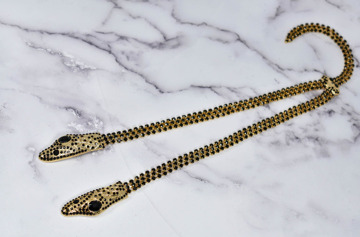 Rhinestone Snake Appliques