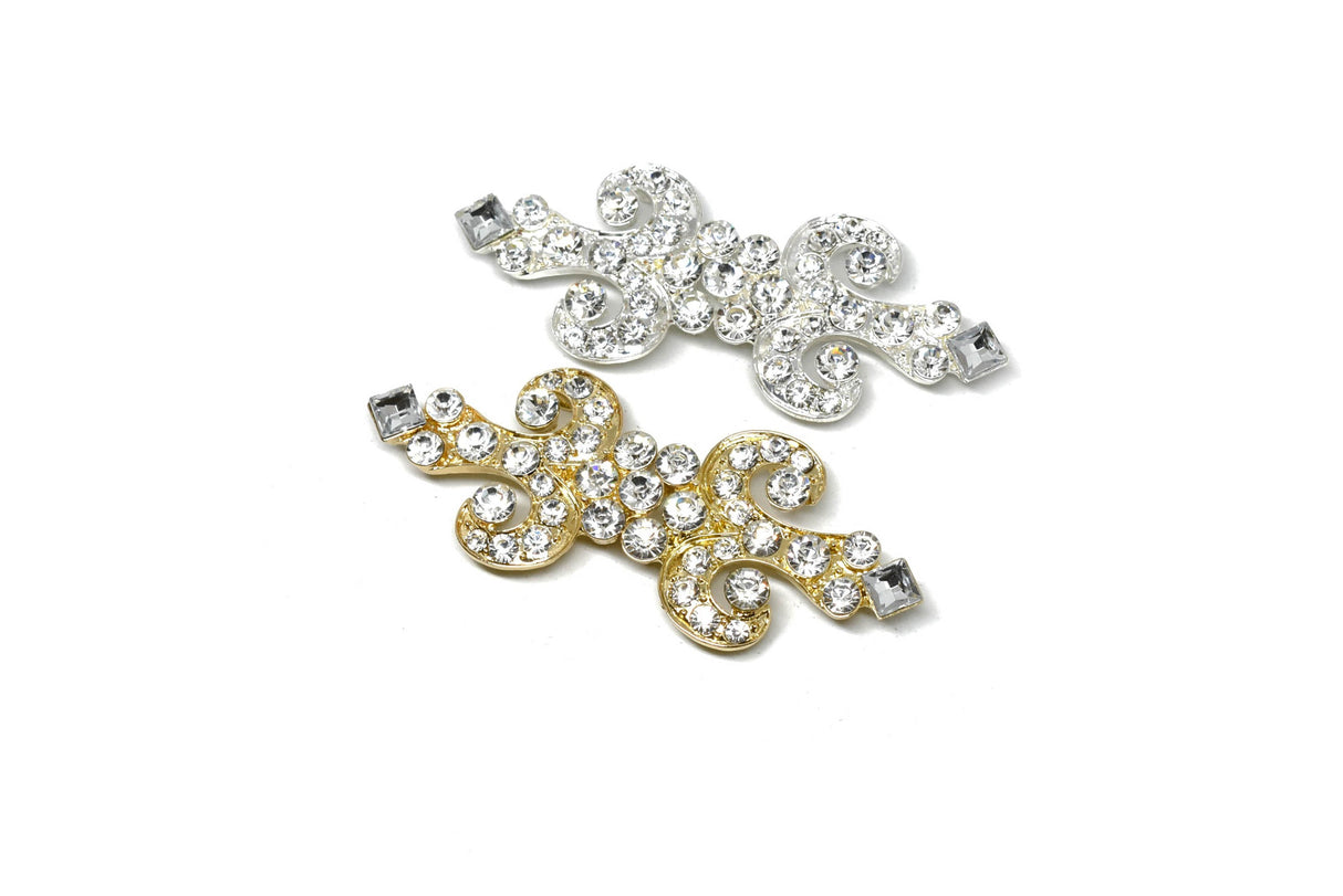 Rhinestone Connector Clasp 4" x 1.75"