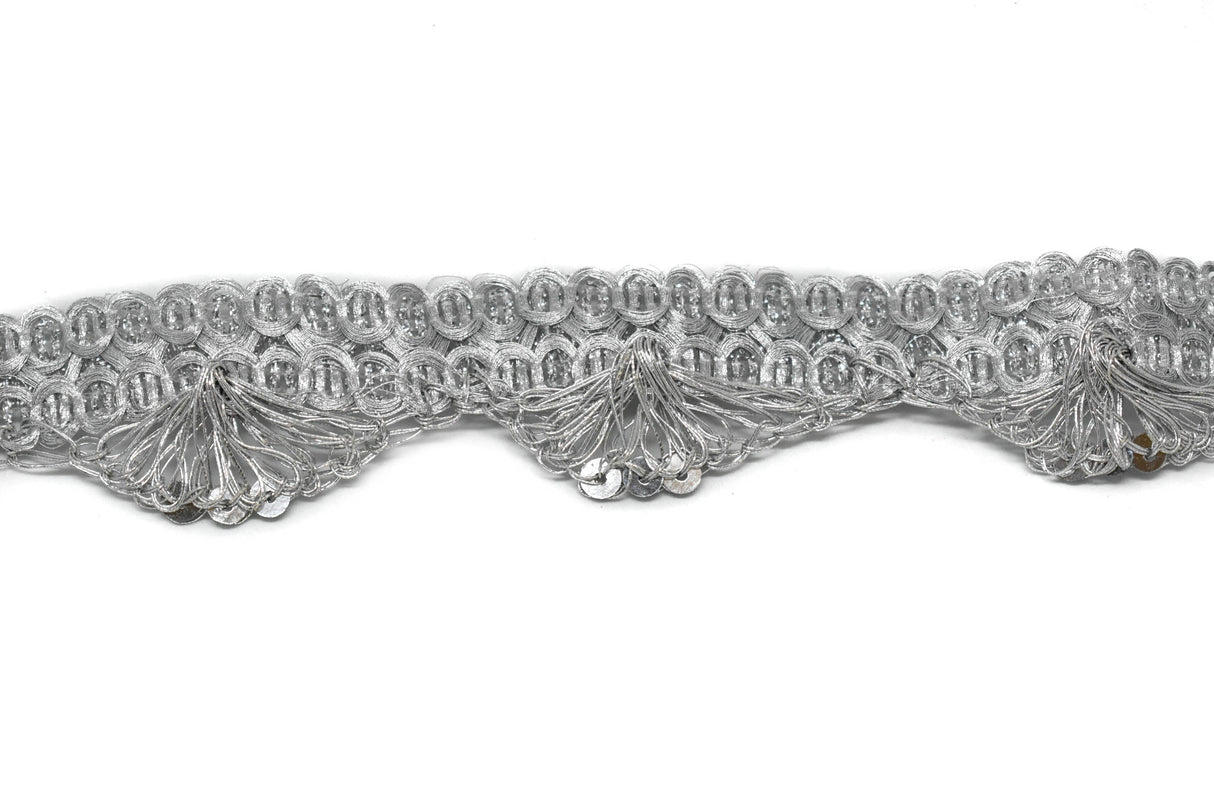 Metallic Scalloped Trim 1" Gold
