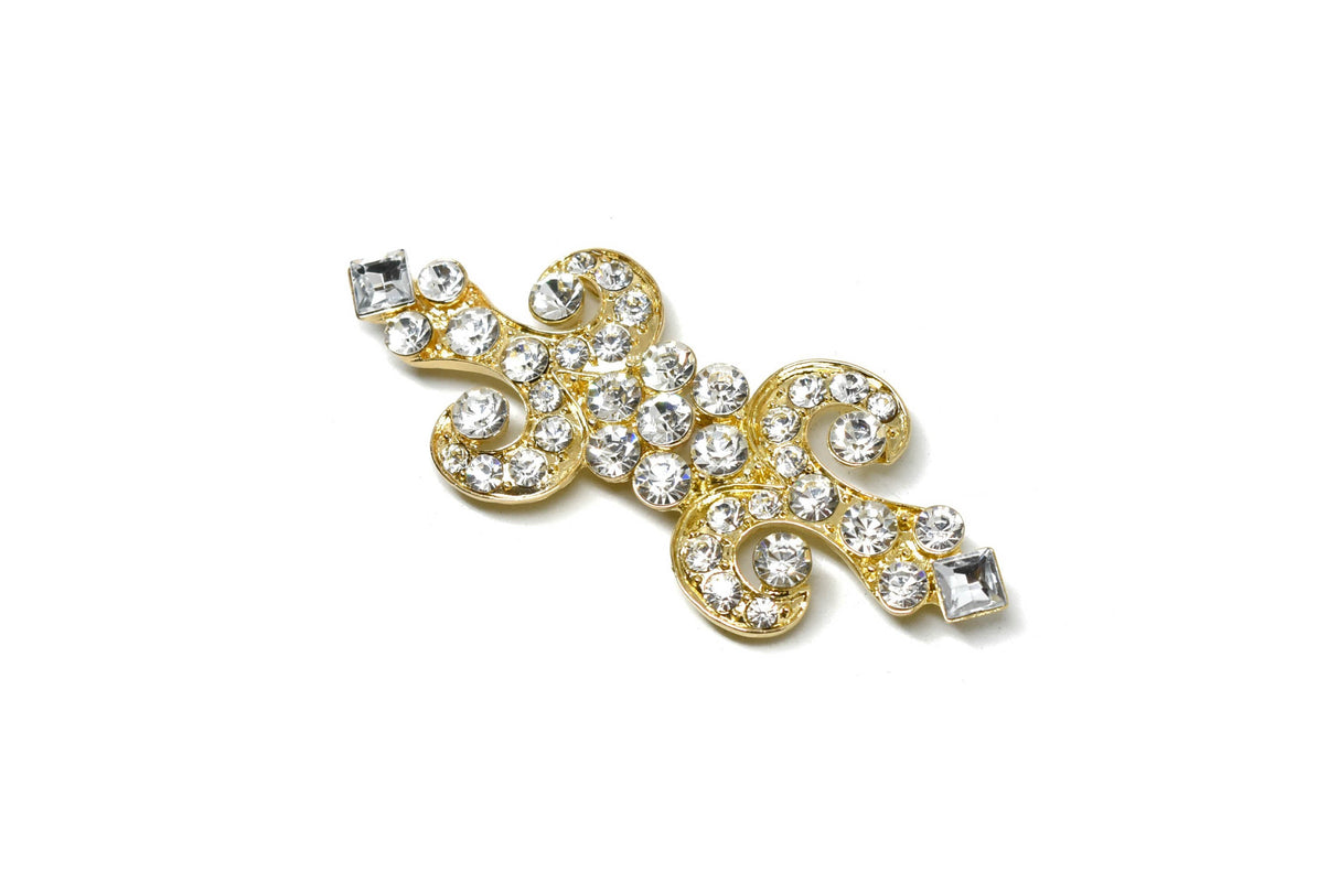 Rhinestone Connector Clasp 4" x 1.75"
