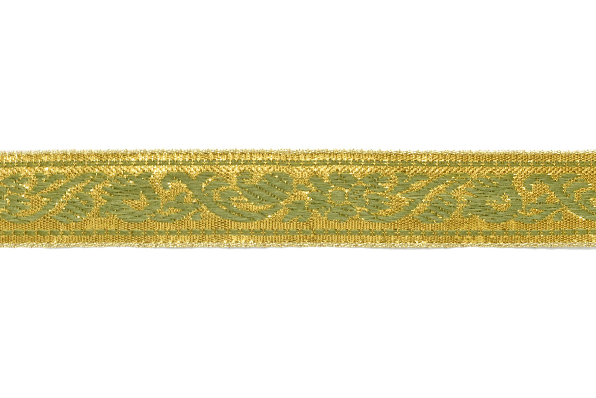 Jacquard Ribbon Metallic 0.90"
