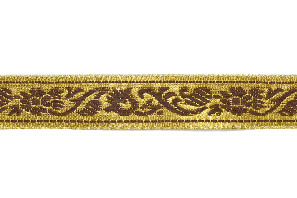 Jacquard Ribbon Metallic 0.90"