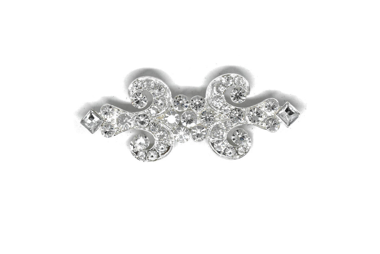 Rhinestone Connector Clasp 4" x 1.75"