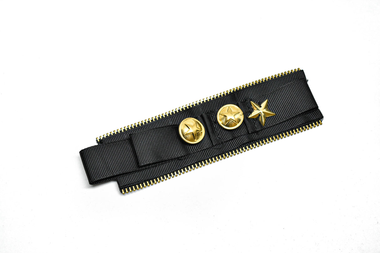 Epaulet Black Gold Military Shoulder