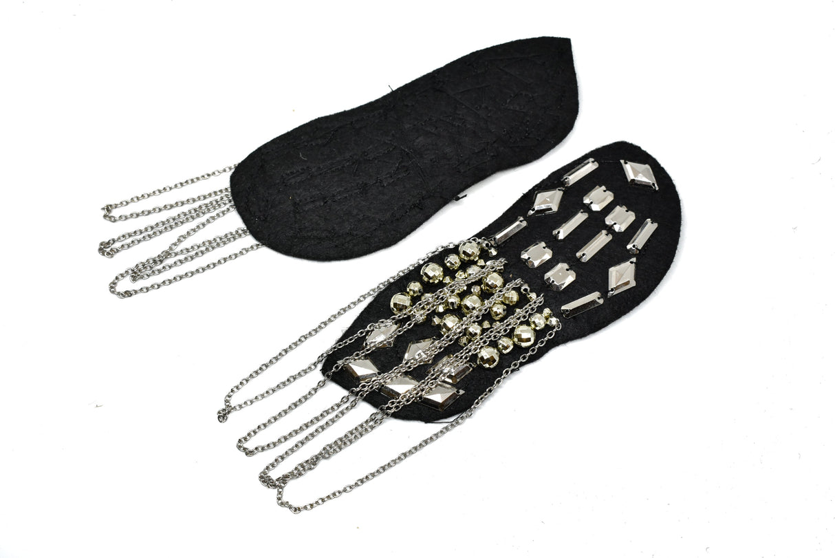 Beaded Epaulet Shoulder Applique
