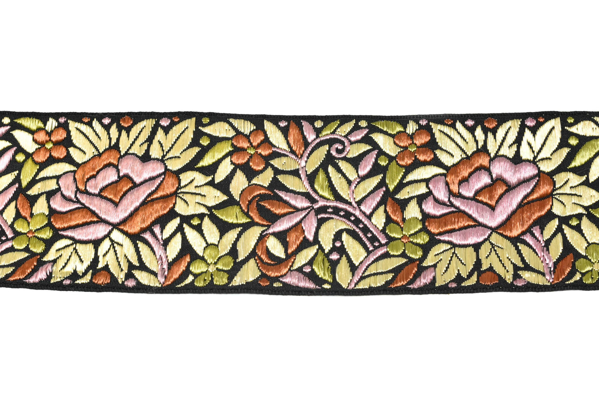Jacquard Ribbon Floral 2.25" Multi-Color