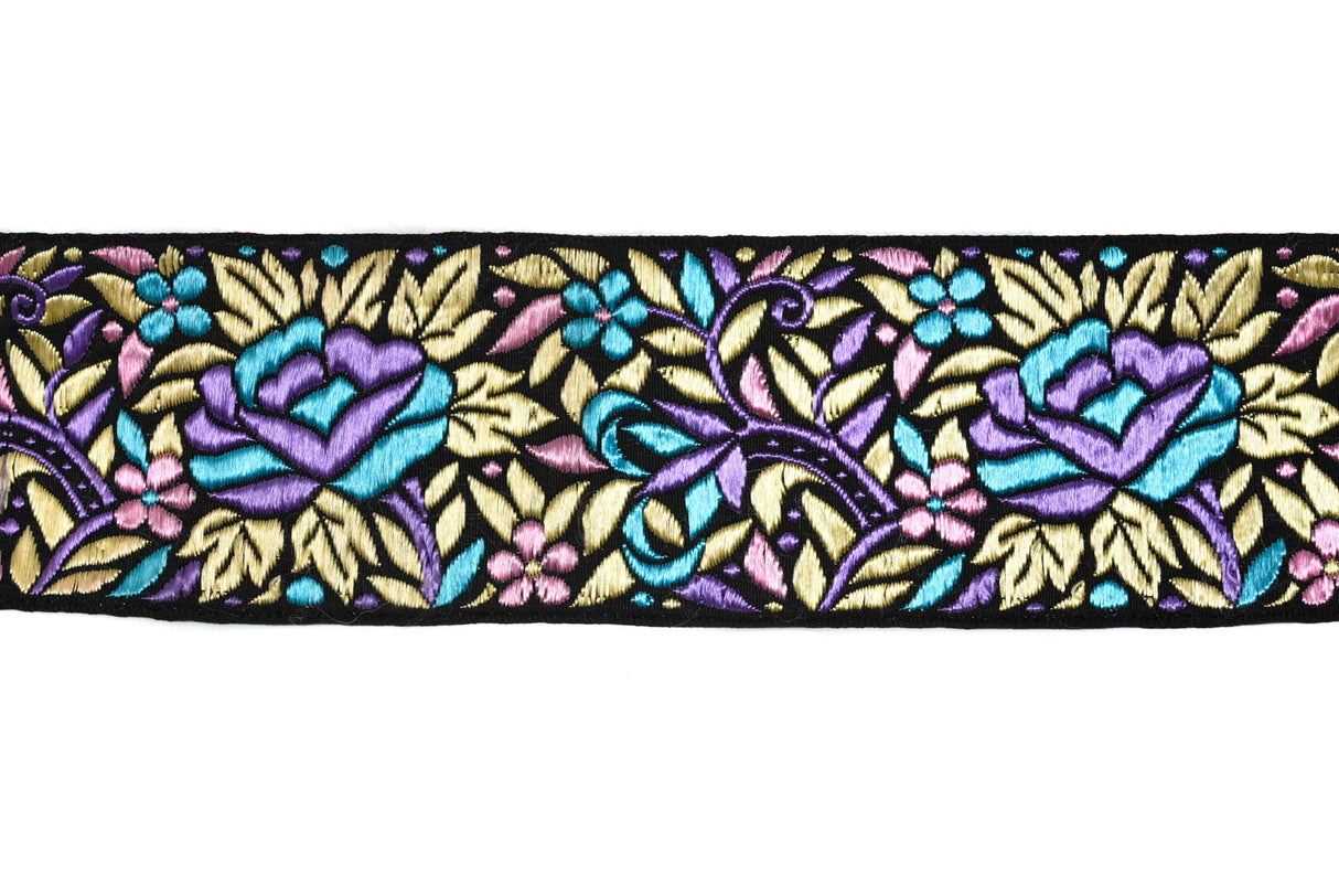 Jacquard Ribbon Floral 2.25" Multi-Color
