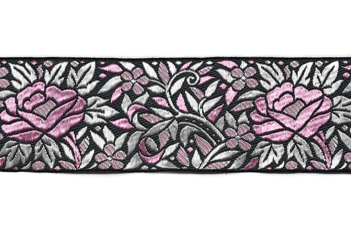 Jacquard Ribbon Floral 2.25" Multi-Color
