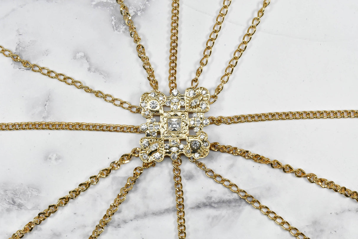 Rhinestone Chain Applique