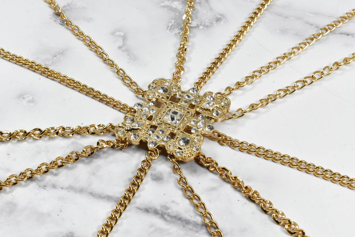 Rhinestone Chain Applique
