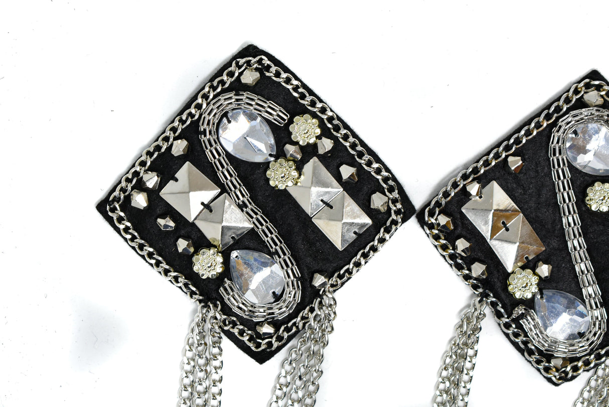 Rhinestone Epaulet Shoulder Piece