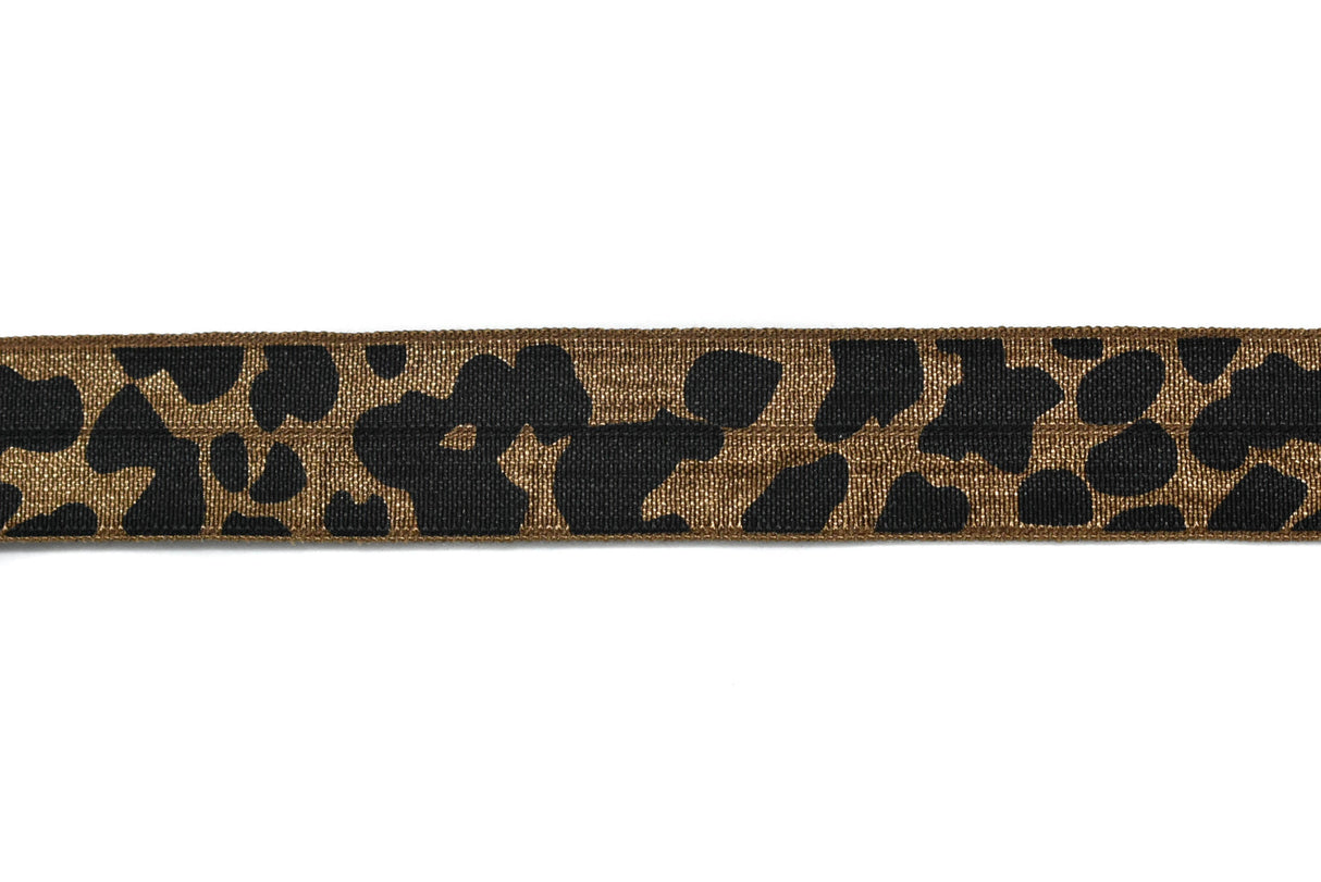 Fold-Over Elastic Cheetah Print 0.63"