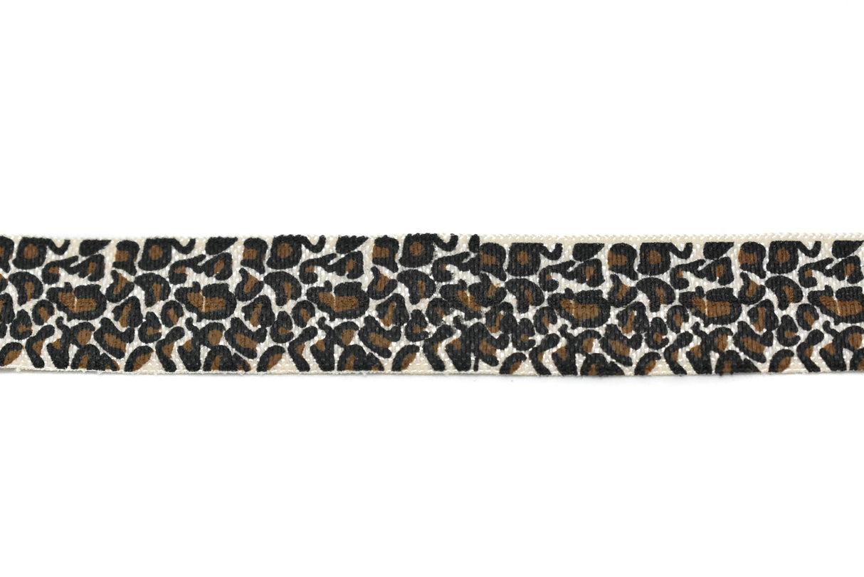 Fold-Over Elastic Cheetah Print 0.63"