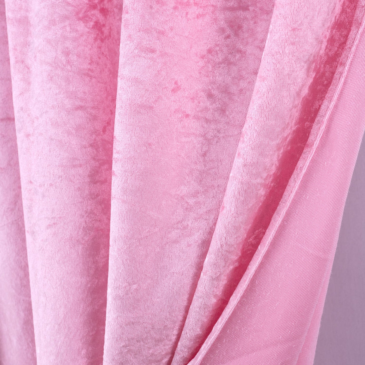 Velvet Backdrop Drape Panel 12 ft x 57 in Pink