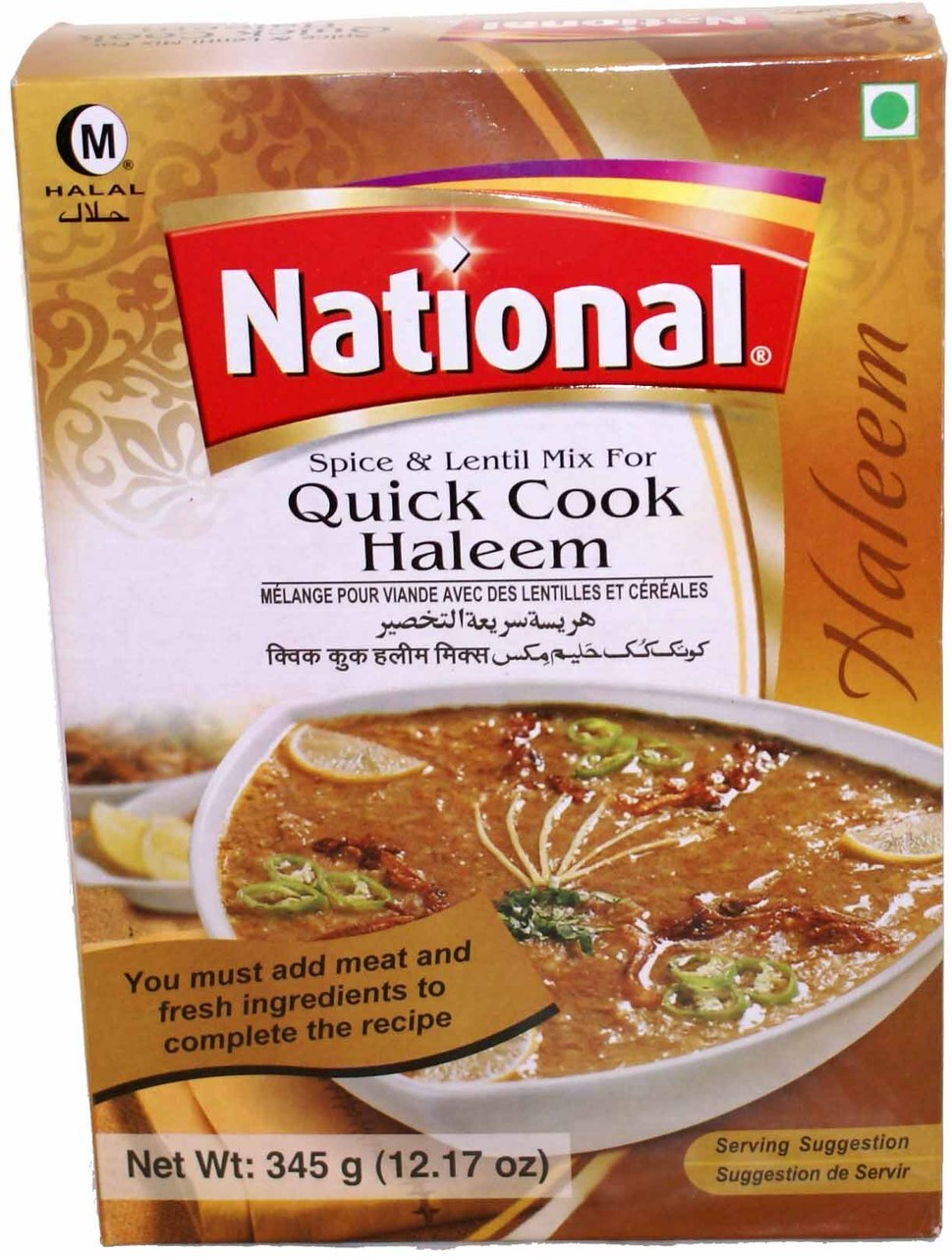 NATIONAL QUICK COOK HALEEM MIX (345 gm)