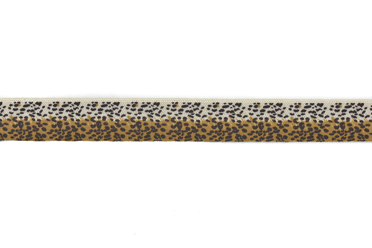 Fold-Over Elastic Cheetah Print 0.63"
