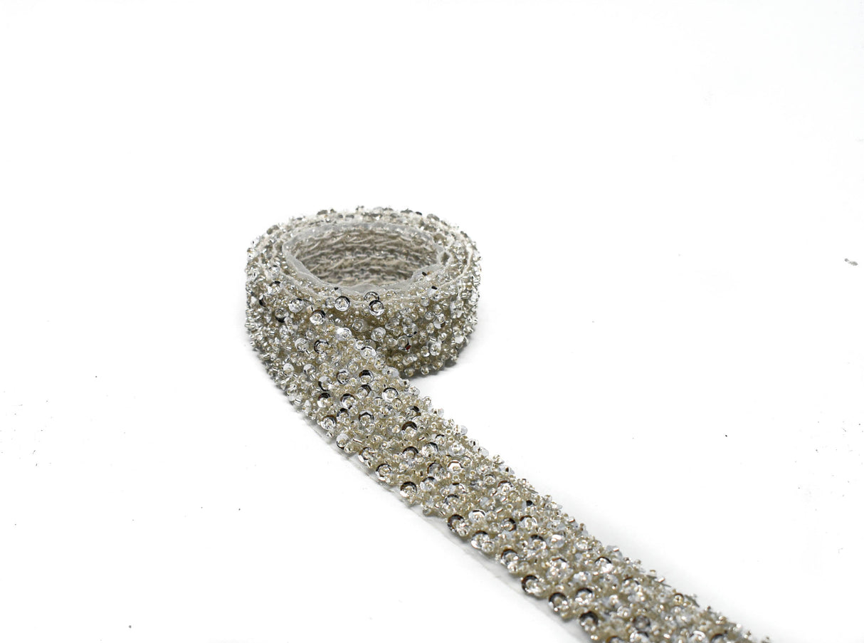 Beaded Sequin Trim 1 Inch