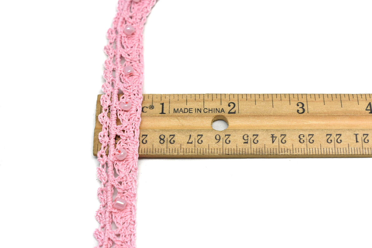 Crochet Beaded Trim 0.625 in