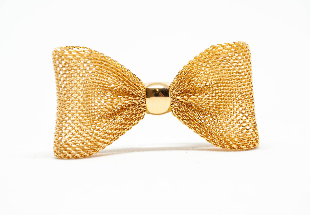 Metal Bow Pin-On Applique