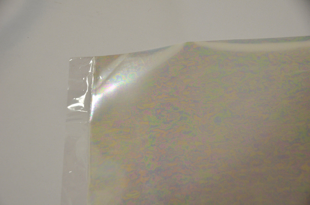 Iridescent Transparent TPU Fabric - Holographic Rainbow, 54" Width (Yards)